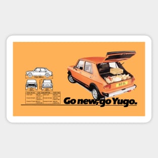 ZASTAVA YUGO - advert Magnet